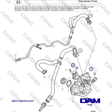 Volvo Penta D3-220A-F -...