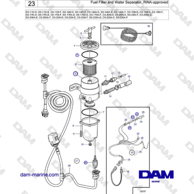 Volvo Penta D3-220A-F -...