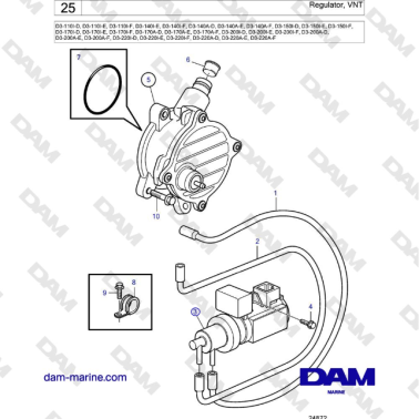 Volvo Penta D3-220A-F -...