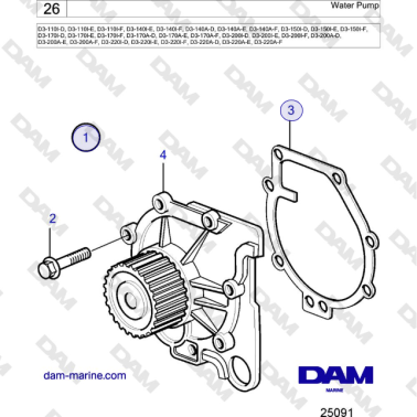Volvo Penta D3-220A-F -...