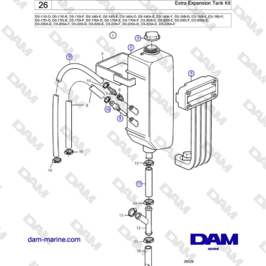 Volvo Penta D3-220A-F - Kit...