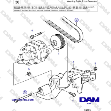 Volvo Penta D3-220A-F -...