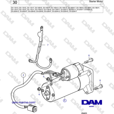 Volvo Penta D3-220A-F -...