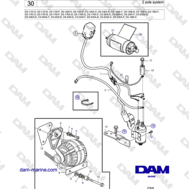 Volvo Penta D3-220A-F - 2...