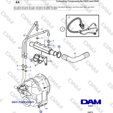 Volvo Penta D3-220A-F -...