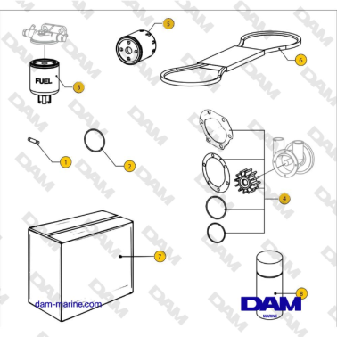 Repuestos para Vetus M2.02...