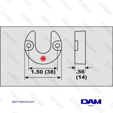 MERCRUISER ALUMINUM CYLINDER ANODE