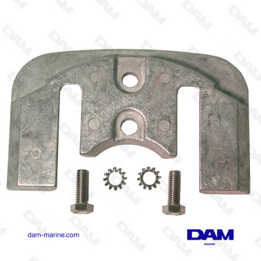 ALUMINUM ANODE PLATE BRAVO MERCRUISER