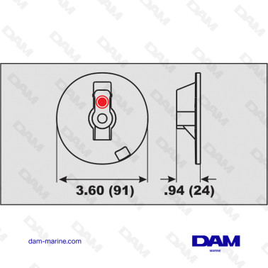 ANODE ALU DERIVE MERCURY