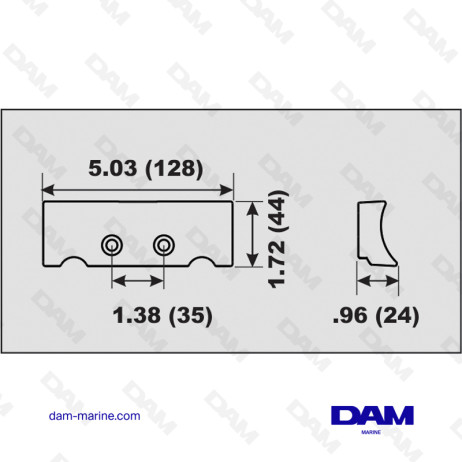 ANODE ALU EMBASE MERCURY VERADO