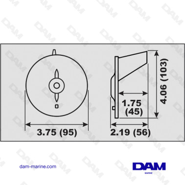 ÁNODO DE ALUMINIO DRIFT YAMAHA 20-50HP
