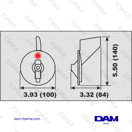 ANODE ALU DERIVE YAMAHA 150-200HP