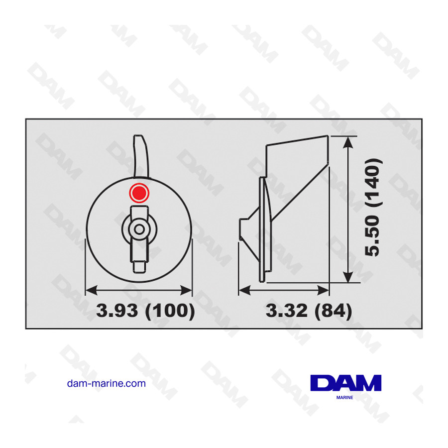 ALU ANODE DRIFT YAMAHA 150-200HP