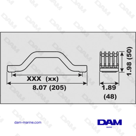 ALU ANODE TRANSOM YAMAHA 80-350HP