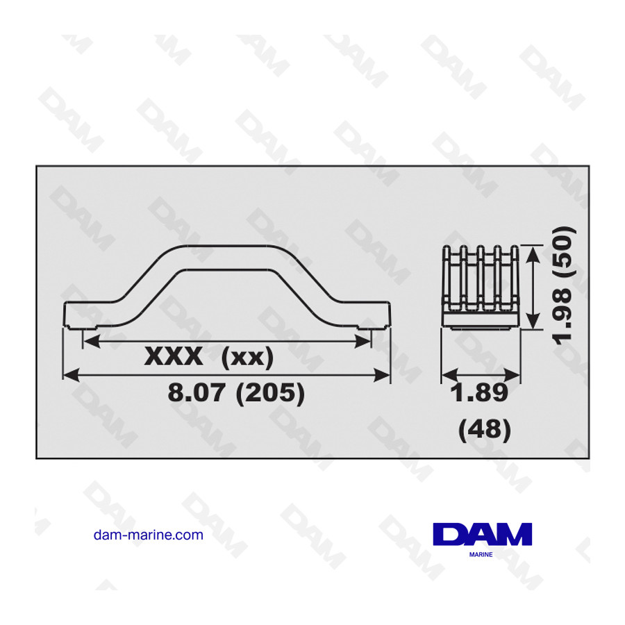 ALU ANODE TRANSOM YAMAHA 80-350HP