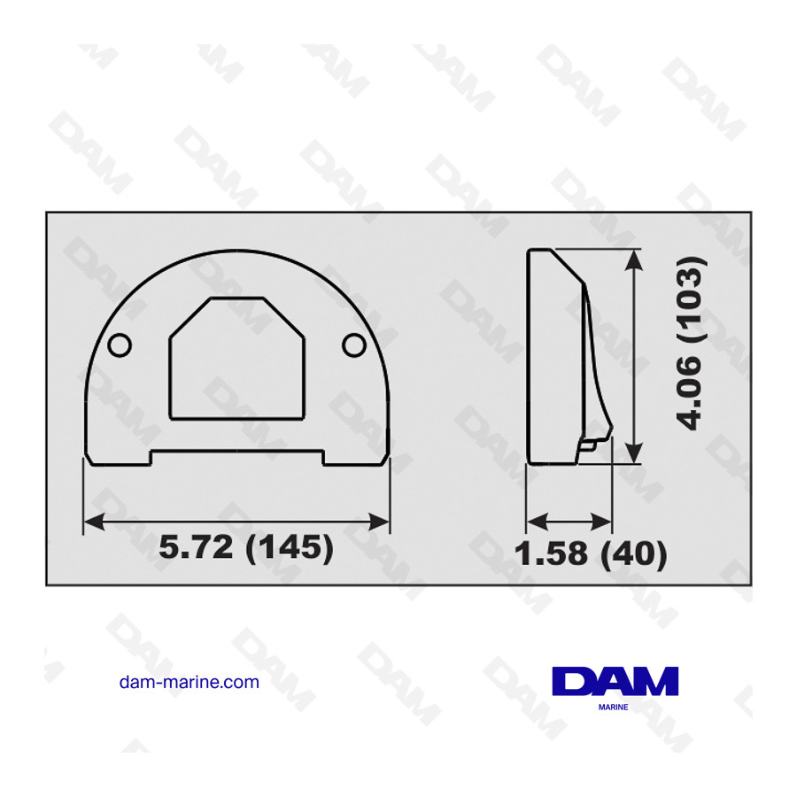 BASE DE ÁNODO DE ALUMINIO COBRA-SX