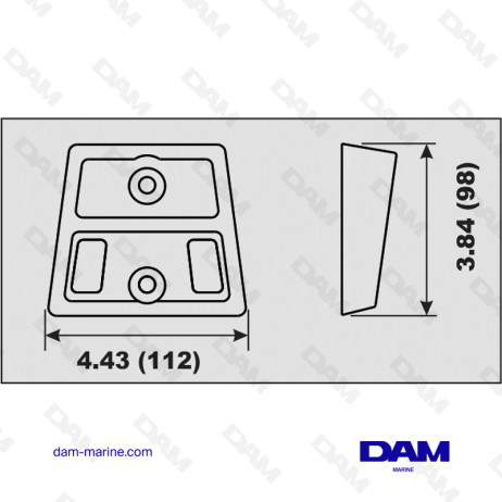 ANODE ALU EMBASE COBRA