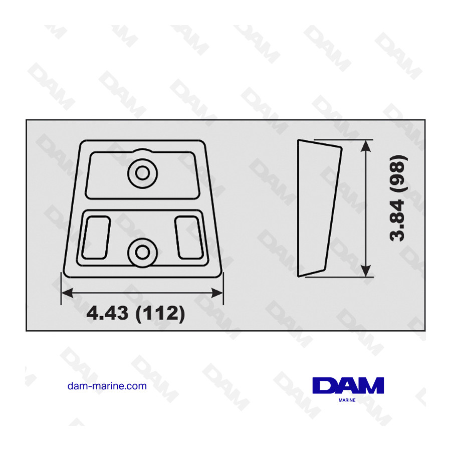 ANODE ALU EMBASE COBRA