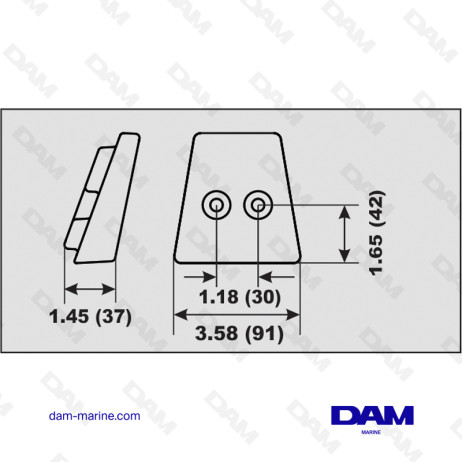 VOLVO DPS-A / SX-A ALUMINUM ANODE