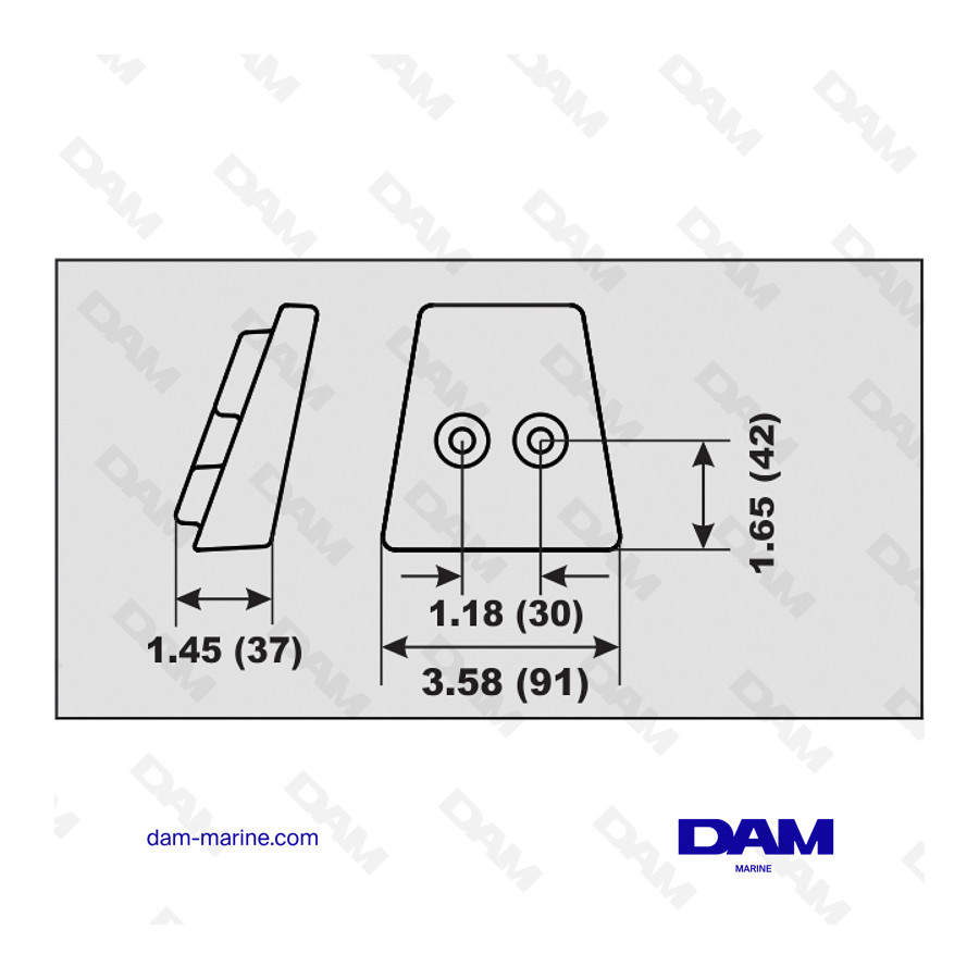 ÁNDOLO DE ALUMINIO VOLVO DPS-A / SX-A