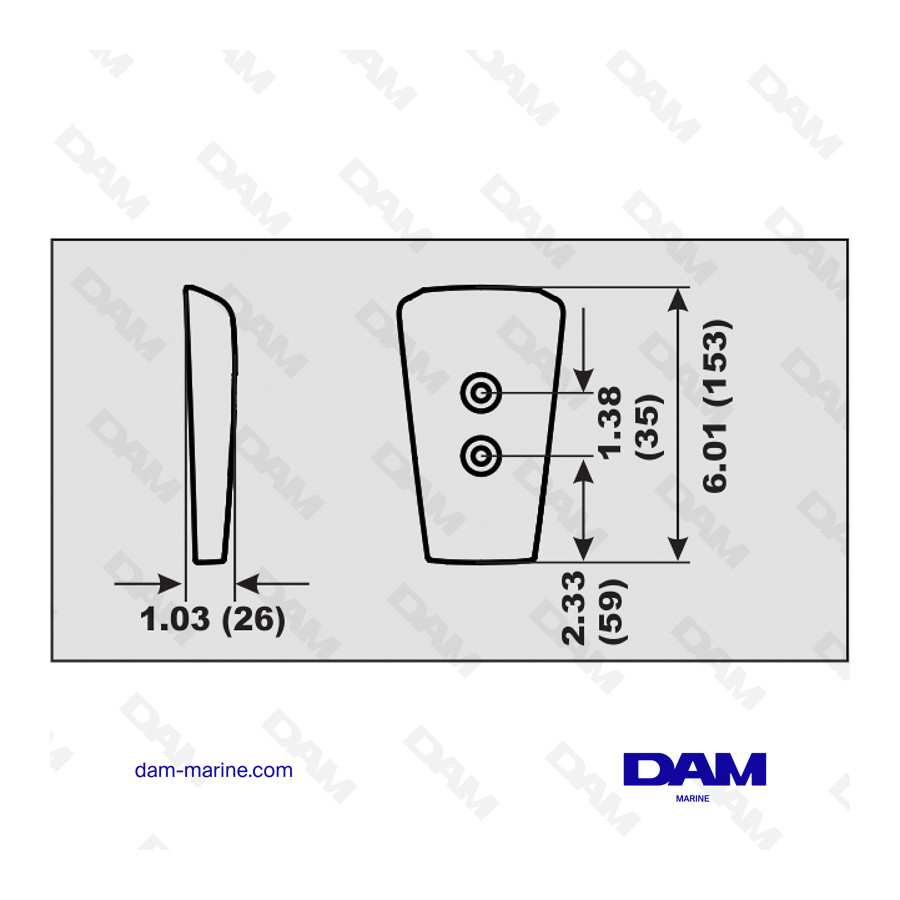 ÁNDOLO DE ALUMINIO VOLVO DPS-A / SX-A
