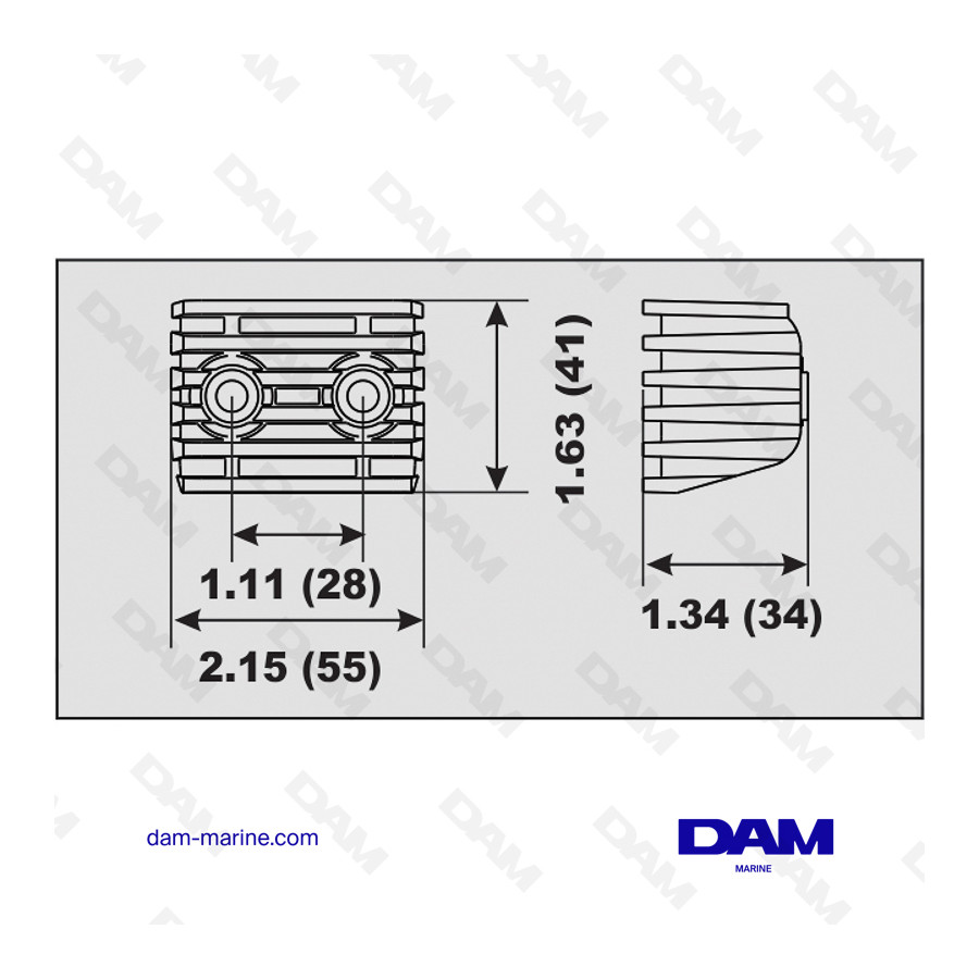 ÁNOD DE ALUMINIO VOLVO MERCATHODE