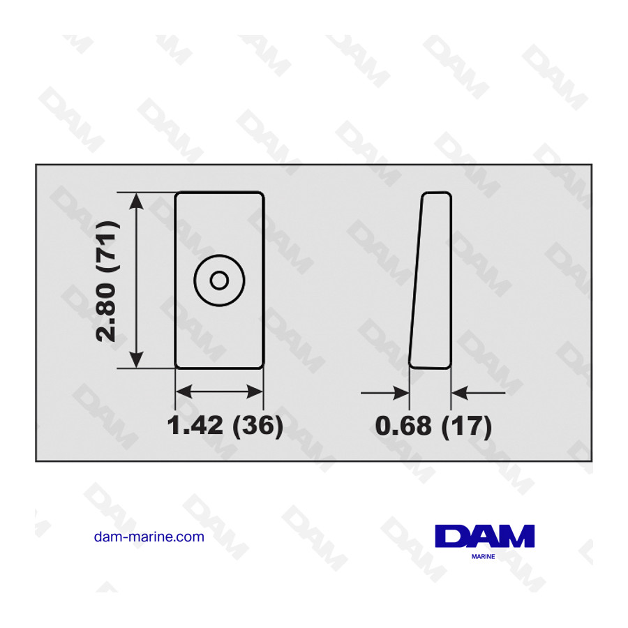 HONDA 75-250HP ALUMINUM ANODE