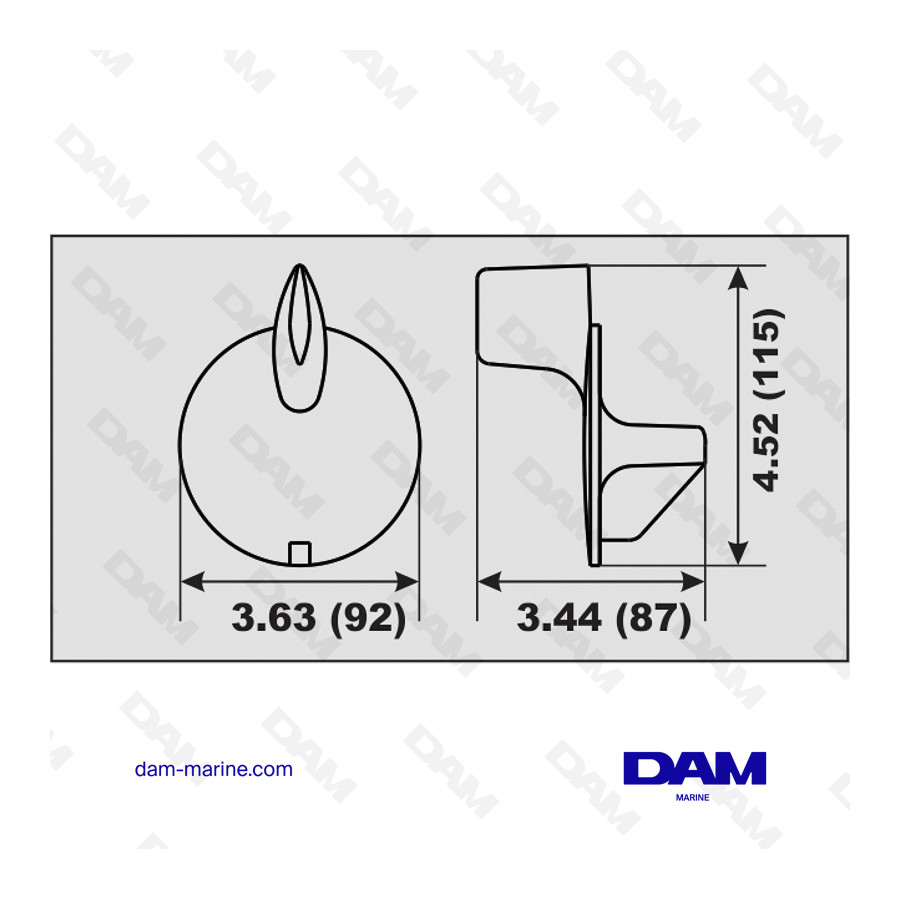 ALU ANODE MERCURY DERIVATIVE 8-25HP