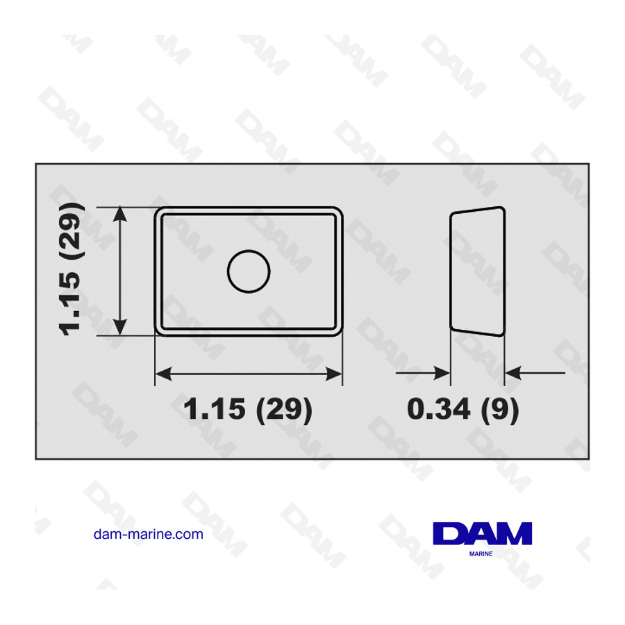 ÁNODO DE ALUMINIO Y MERCURIO