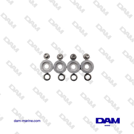 KIT ANODES ALU PLAQUETTES @2 HONDA BF8-50HP