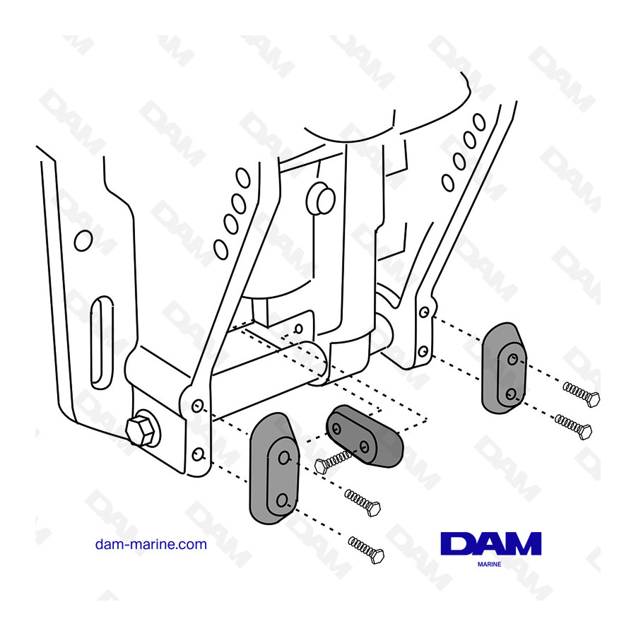 ALU ANODE PLATE YAMAHA 8-250HP