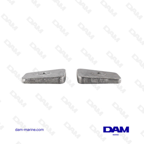 ANODE ALU PLAQUETTE BRP 2PCS