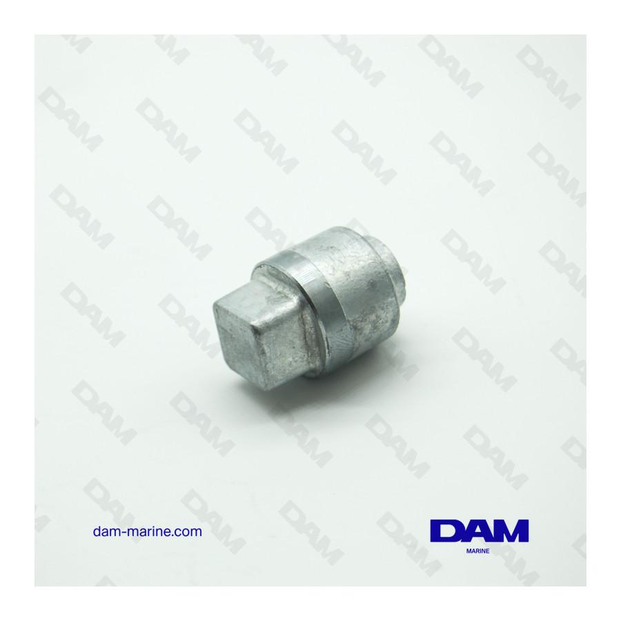 ANODE DE TETE MOTRICE MERCURY - YAMAHA 80-300HP - ZINC
