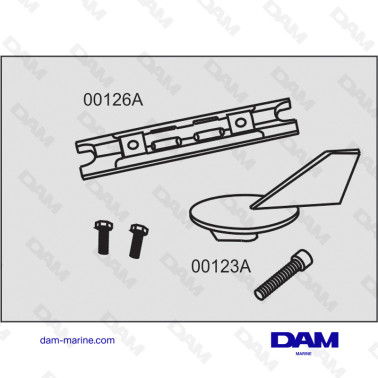 KIT DE ÁNODOS DE ALUMINIO YAMAHA 60-90HP