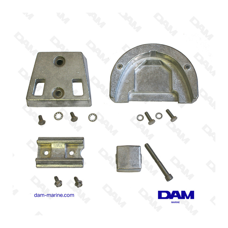 KIT ANODES ALU OMC COBRA