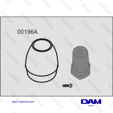 KIT ANODE ALU MERCRUISER BRAVO 3 RETRO
