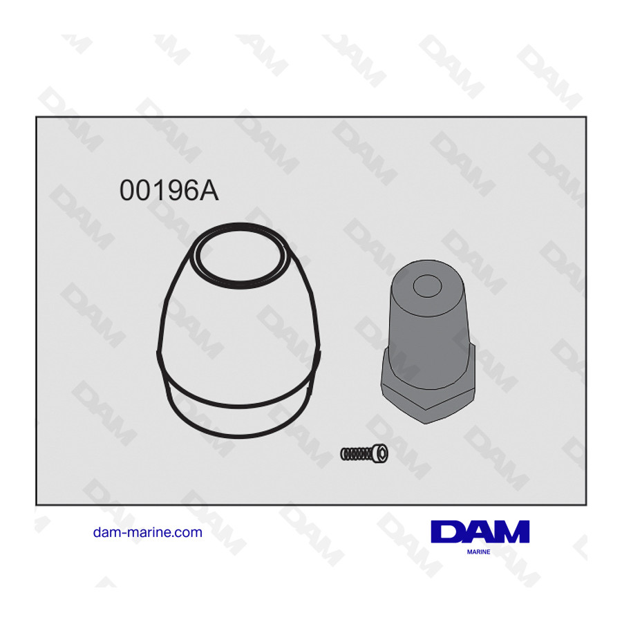 KIT DE ANODO DE ALU MERCRUISER BRAVO 3 RETRO