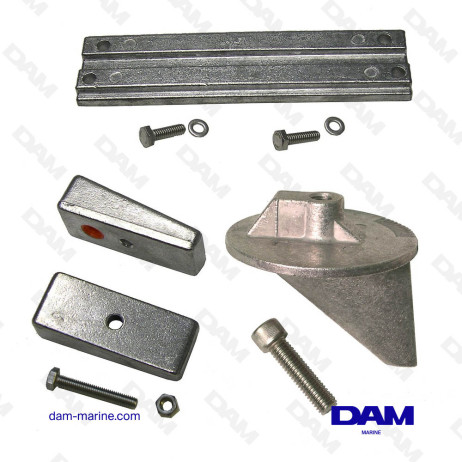 KIT ANODES ALU PLAQUETTES @2 HONDA BF8-50HP