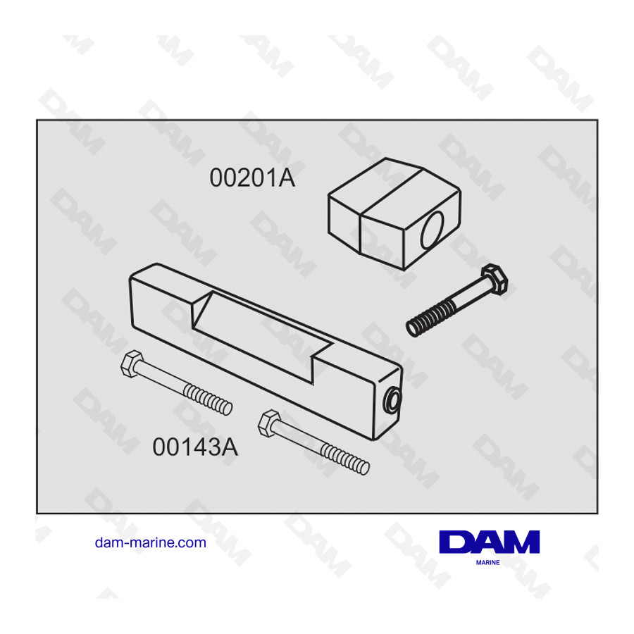 KIT DE ÁNDOLO DE ALUMINIO BRP 90-225HP AP91