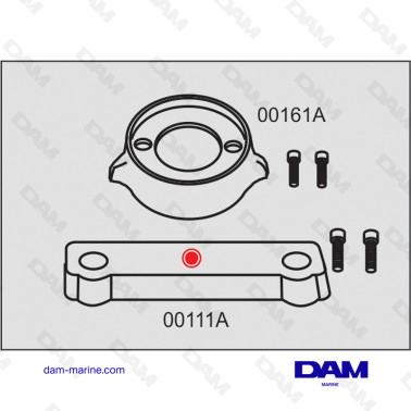 KIT ANODES ALU VOLVO 280