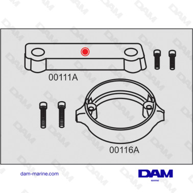 KIT DE ÁNODOS DE ALUMINIO VOLVO 280DP