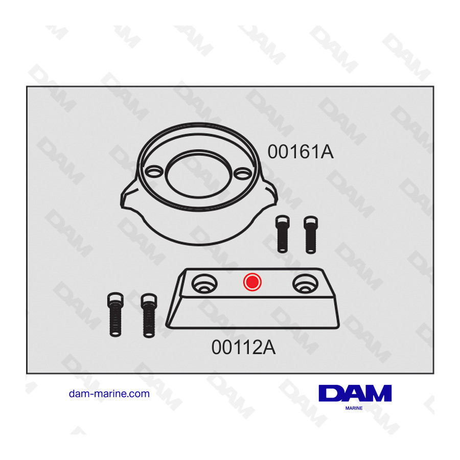 KIT DE ÁNODOS DE ALUMINIO VOLVO 290-SP