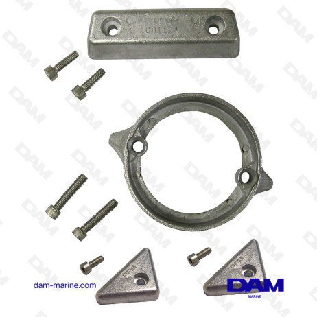 VOLVO DP BASE ALU ANODE KIT - TRIANGLES