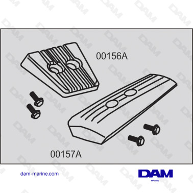 KIT DE ÁNODO DE ALUMINIO VOLVO DPS-A / SX-A