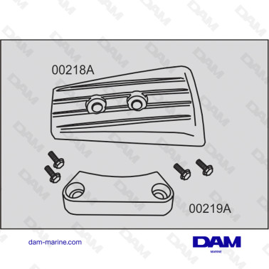KIT DE ÁNODOS DE ALUMINIO VOLVO DPH-DPR