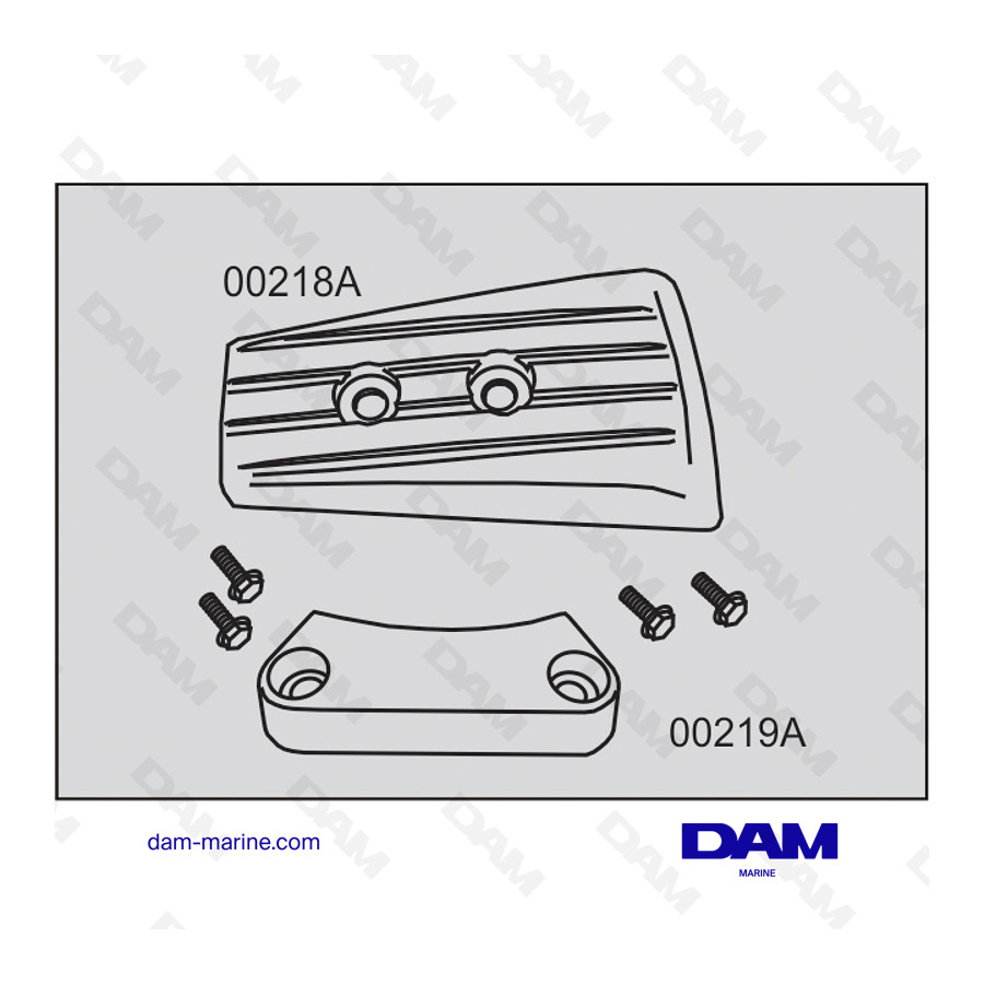 KIT DE ÁNODOS DE ALUMINIO VOLVO DPH-DPR