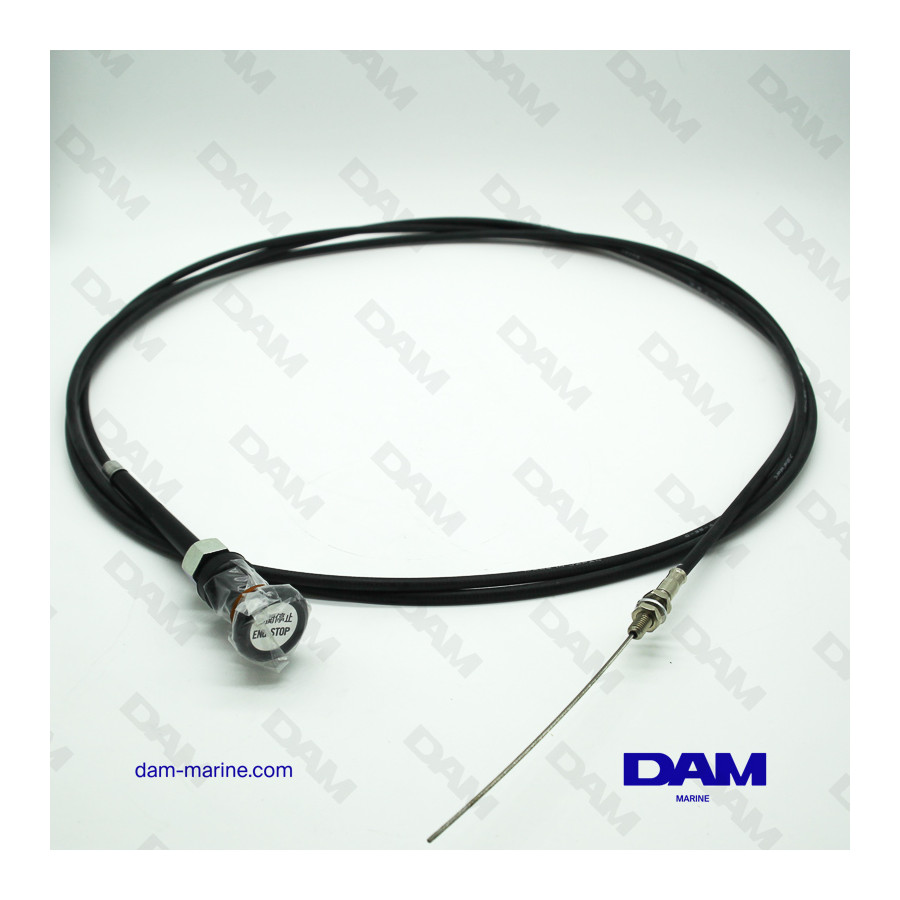 YANMAR 3M LENGTH STOP PULL - BLACK