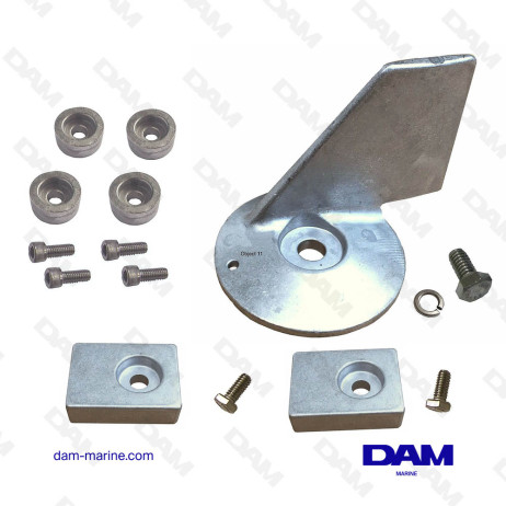SUZUKI DF40-50 ALUMINUM ANODES KIT
