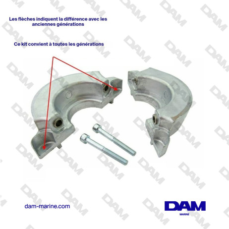 ANODE VOLVO EMBASE SAILDRIVE 120 - 150S - 2 PCS