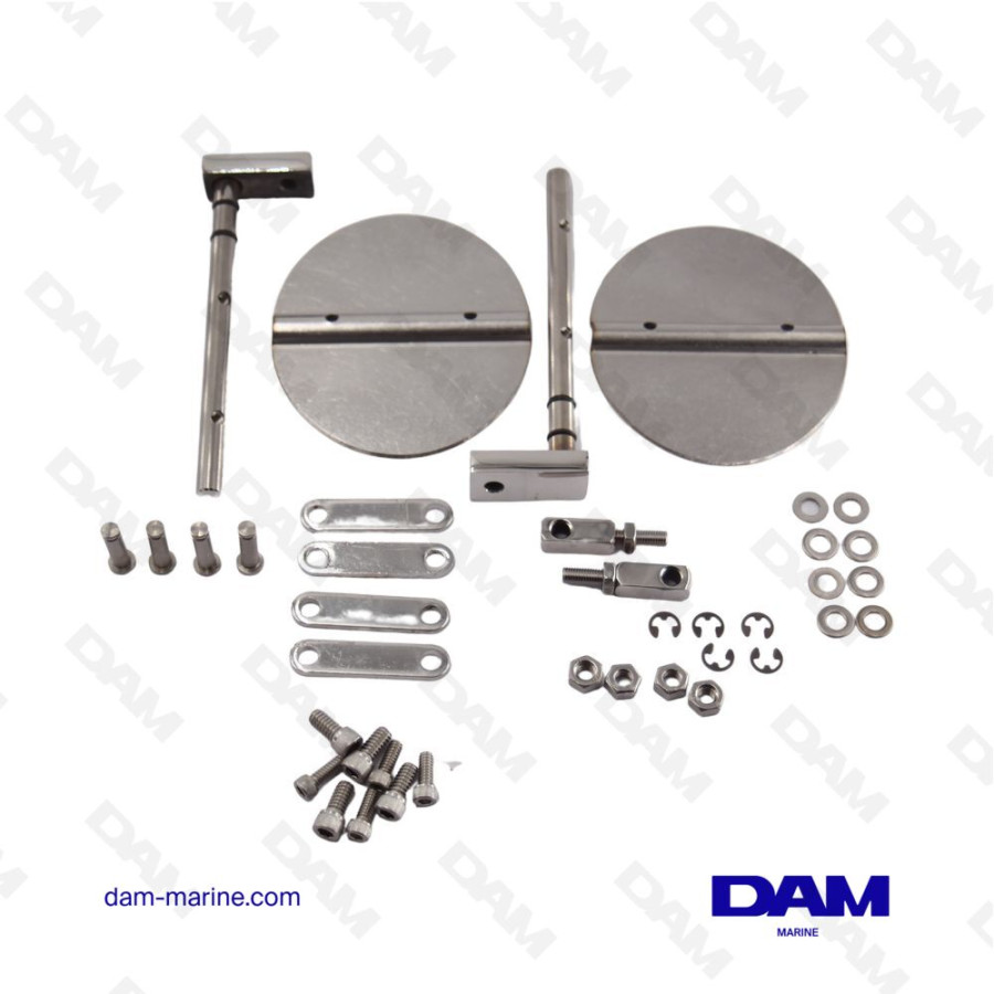 KIT ANODES ALU PLAQUETTES @2 HONDA BF8-50HP